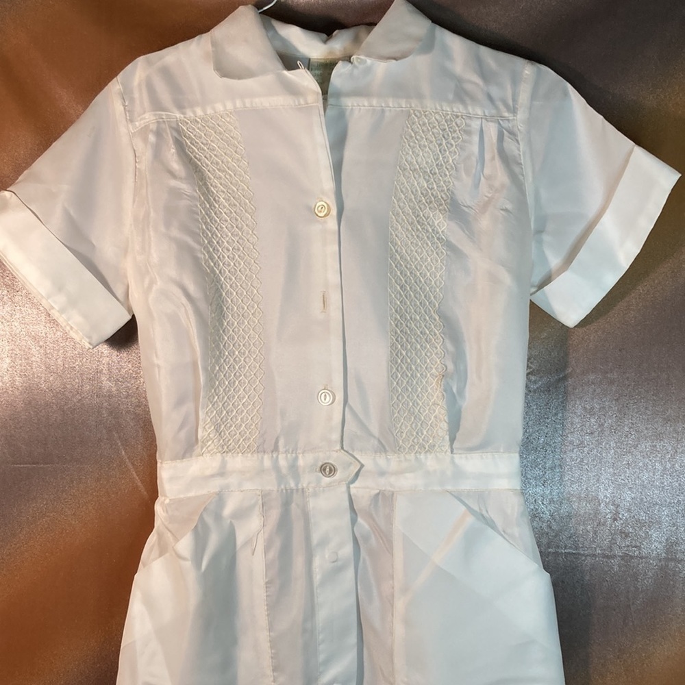 Vintage 1940’s nurse or waitress uniform.‎ Servicette. Size 14. 38” bust. Box Q - Picture 9 of 11